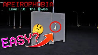 HOW TO ESCAPE Level 10 The Abyss in Apeirophobia ROBLOX [upl. by Marjie569]