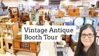 Vintage Antique Booth Tour  Booth Display After Christmas [upl. by Alywt]