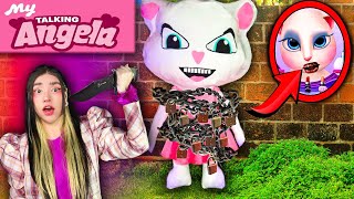 🚫 ABRO MUÑECA TALKING ANGELA ATERRADORA 🔪😰 Le quité el cuerpo y es HORRIBLE peluche en VIDA REAL [upl. by Alexa120]