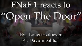 FNaF 1 reacts to “Open The Door”  FNaF  that’s not my neighbour ￼ [upl. by Nauaj302]