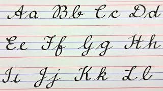 cursive writing a to z capital and small letters for beginners Cursive कैसे लिखे cursivewriting [upl. by Niatsirhc]