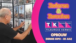 Zwieren en Zwaaien  Tilburgse Kermis 2023 Opbouw Kermis Expo 20 Juli [upl. by Delisle]