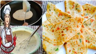 Egg And Onion Paratha Recipe  Onion Paratha Recipe  Paratha Recipe With Liquid Dough [upl. by Asselem]