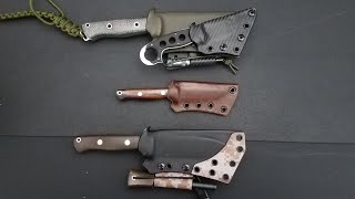 Bark River Bravo 125 and Bravo EDC Kydex Sheaths [upl. by Buschi]