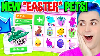 NEW EASTER PETS Unlocked EARLY Using TIK TOK HACKS Testing Adopt Me Roblox SECRETS Reaction [upl. by Rednave]