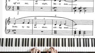 Bastien piano basic Level 2 Mary Ann [upl. by Laerdna]