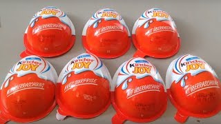 7 kinder joy surprise eggs for kids [upl. by Ahtiuqal]