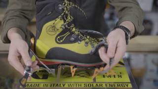 How to put on a crampon [upl. by Lal857]