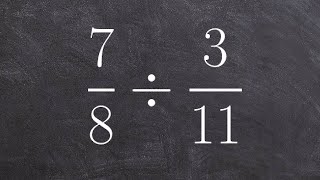 Learn how to divide two fractions with unlike denominators [upl. by Yajet]