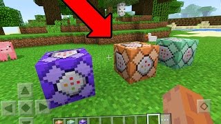 How to Get Command Blocks in Minecraft Pocket Edition 105 [upl. by Ajnos547]