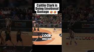 Caitlin Clark is doing Emotional Damage 😂 caitlinclark nba basketball [upl. by Aitra]