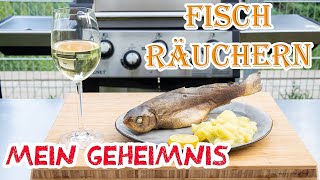 Ich lüfte mein Geheimnis  Die perfekte geräucherte Forelle 🐟vom Gasgrill  Fisch vom Grill [upl. by Osy]