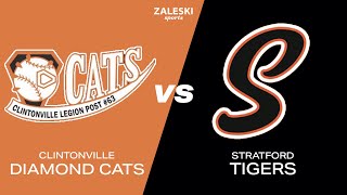 Clintonville vs Stratford  2024 Legion Regional Baseball [upl. by Hbahsur849]