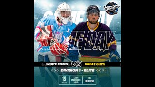 Div 1 Elite  White Foxes vs Great Guys [upl. by Hoffer848]