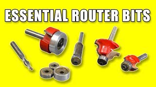 5 Essential Router Bits  Woodworking For Beginners 34 [upl. by Jonie]