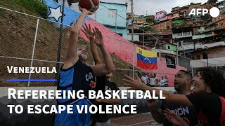 Basketball inspires young Venezuelans to break cycle of violence  AFP [upl. by Resaec]