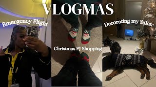 Vlogmas Day 8  FLIGHT ATTENDANT LIFE  Someone Died  Emergency Flight Christmas PJs Decorating [upl. by Olathe350]