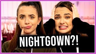 Merrell Twins NIGHTGOWN Outfits  Closet Wars [upl. by Agnizn]