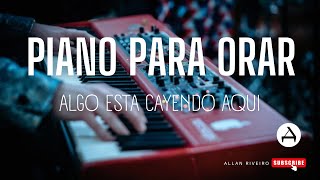 1 hora  PIANO DE ADORACIÓN  Algo está cayendo aquí  FONDO INSTRUMENTAL  Musica Cristiana [upl. by Guthry745]