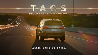 Taos  Assistente de Faixa  VW Brasil [upl. by Mariellen]