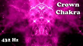 POWERFUL 432 Hz 7 CROWN CHAKRA Activation and Balancing 15 minute meditation [upl. by Odom157]