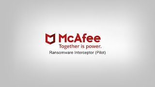 McAfee Ransomware Interceptor Tested [upl. by Ainsworth530]