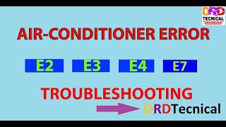 E2E3E4E7  AIR CONDITIONER ERROR  HVACNEPAL [upl. by Ranee]