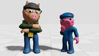 Animation Style Experiment A Roblox Piggy Animation [upl. by Lemaj]