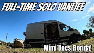 FULLTIME VANLIFE  solofemale in Florida [upl. by Helsa]