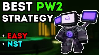 BEST AND EASIEST PW2 STRATEGY I Toxic Assault Player 2 POV I TDS Roblox [upl. by Damara]