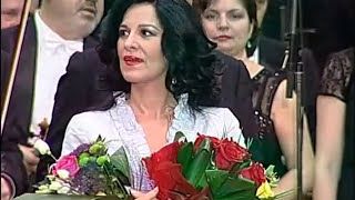 Angela Gheorghiu performs the National Anthem of Romania [upl. by Laurella]