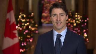 Le premier ministre Trudeau offre ses vœux à l’occasion de Noël [upl. by Nairrad935]