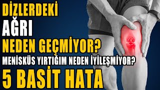 DİZ AĞRIM NEDEN GEÇMİYOR NEYİ YANLIŞ YAPIYORUM aktifizyo dizağrısı [upl. by Ytissahc]