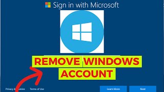 Windows 10 Delete Microsoft Account 2024 Simple Guide [upl. by Petronilla]