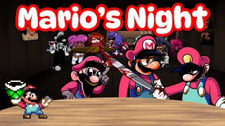 FNF Pasta Night but 4 Mario’s sing it [upl. by Yssenhguahs269]