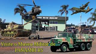 Visita ao museu militar de PANAMBI RS [upl. by Ymarej]