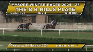 Race No 7 The BRHills Plate DIV  1 [upl. by Ahsimek497]