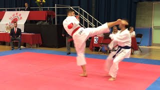 Shotokan Karate Kumite Highlights [upl. by Nyltac]