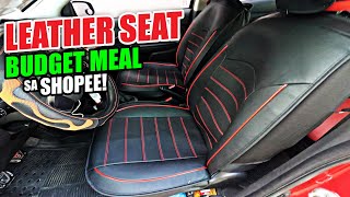 LOW BUDGET LEATHER CAR SEAT SA MIRAGE KO [upl. by Yorgen]