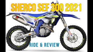 Sherco 300 SEF 2021 Review and Ride [upl. by Asli]