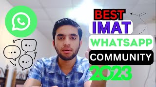 IMAT 2023 WhatsApp community  Ultimate IMAT 2023 Preparation Community  IMAT Nerd [upl. by Tenrag]