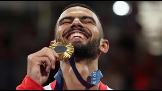 Firas Katoussi  Taekwondo Highlights 2024 Paris olympic gold medalist in M 80 kg category [upl. by Georgena]