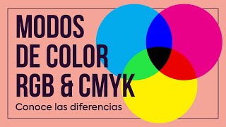 🔴🟢🔵 RGB amp CMYK Los MODOS DE COLOR o FORMATOS de color [upl. by Eillah420]