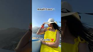 Cruising in Amalfi 🌊 italy travel shorts ytshorts viral trending shortsfeed travelvlog❤️ [upl. by Drud772]