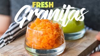 Fruity Ice Granita Recipes  Frozen Italian Dessert spon [upl. by Cullen809]