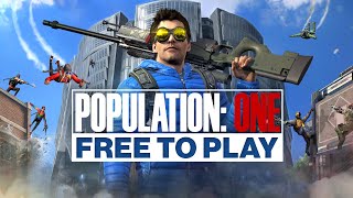 POPULATION ONE  FreeToPlay Launch Trailer  Meta Quest [upl. by Ynohtnaleahcim925]