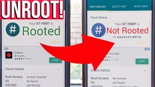 How to REMOVE KINGROOT and UNROOT you Android Phone  Kingroot Unroot 2019  Harrison Broadbent [upl. by Ysiad292]