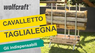 Come tagliare facilmente la legna da ardere wolfcraft [upl. by Hnahc]