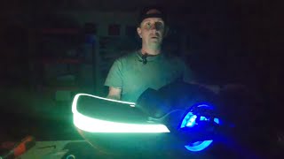 KUSH GLOW FOOTPAD FOR ONEWHEEL GTGTS INSTALL VIDEO ON WTF RAILS [upl. by Evyn793]