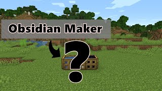 Obsidian Generator  Minecraft  Tutorial [upl. by Roos797]